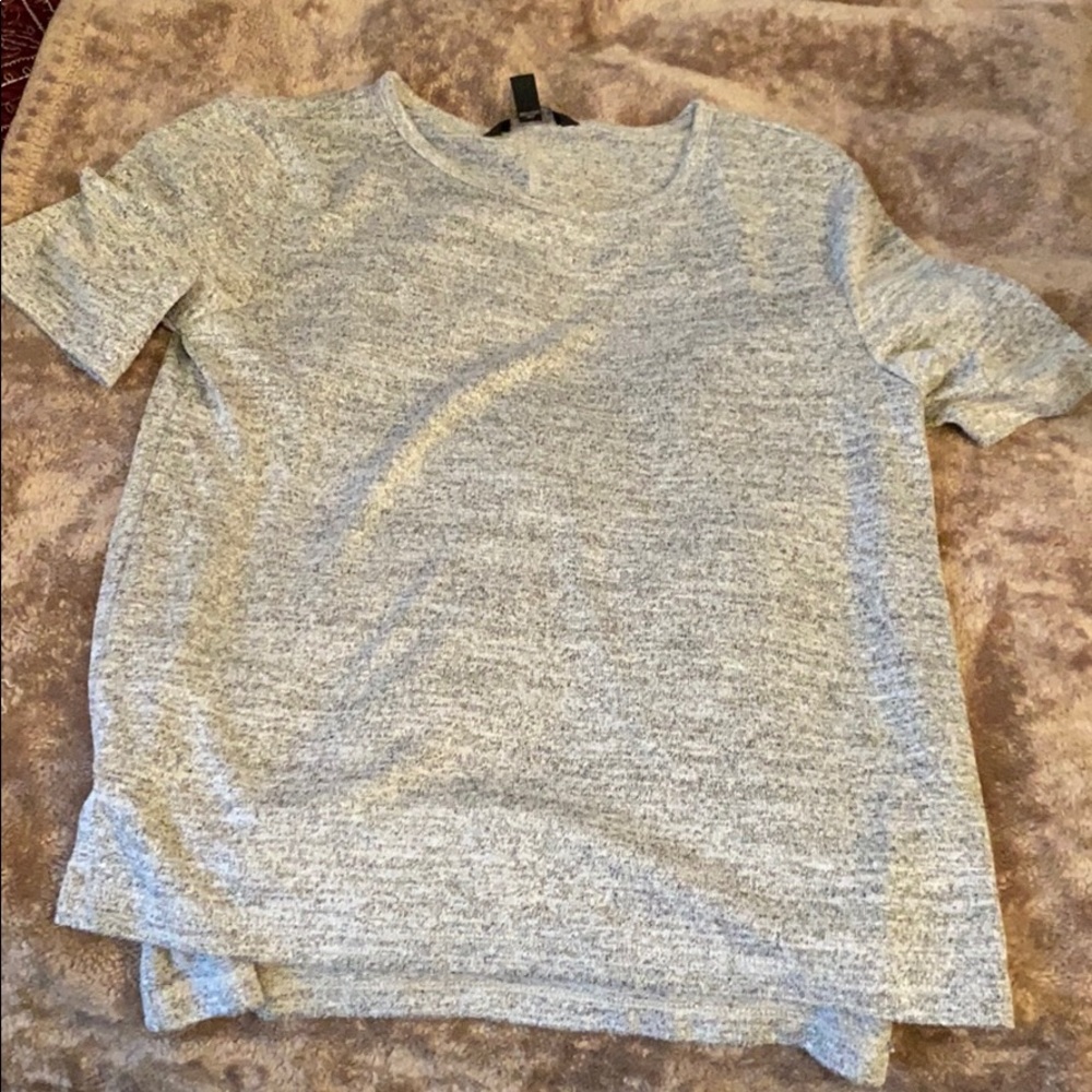 Heathered grey Banana Republic sweater tee